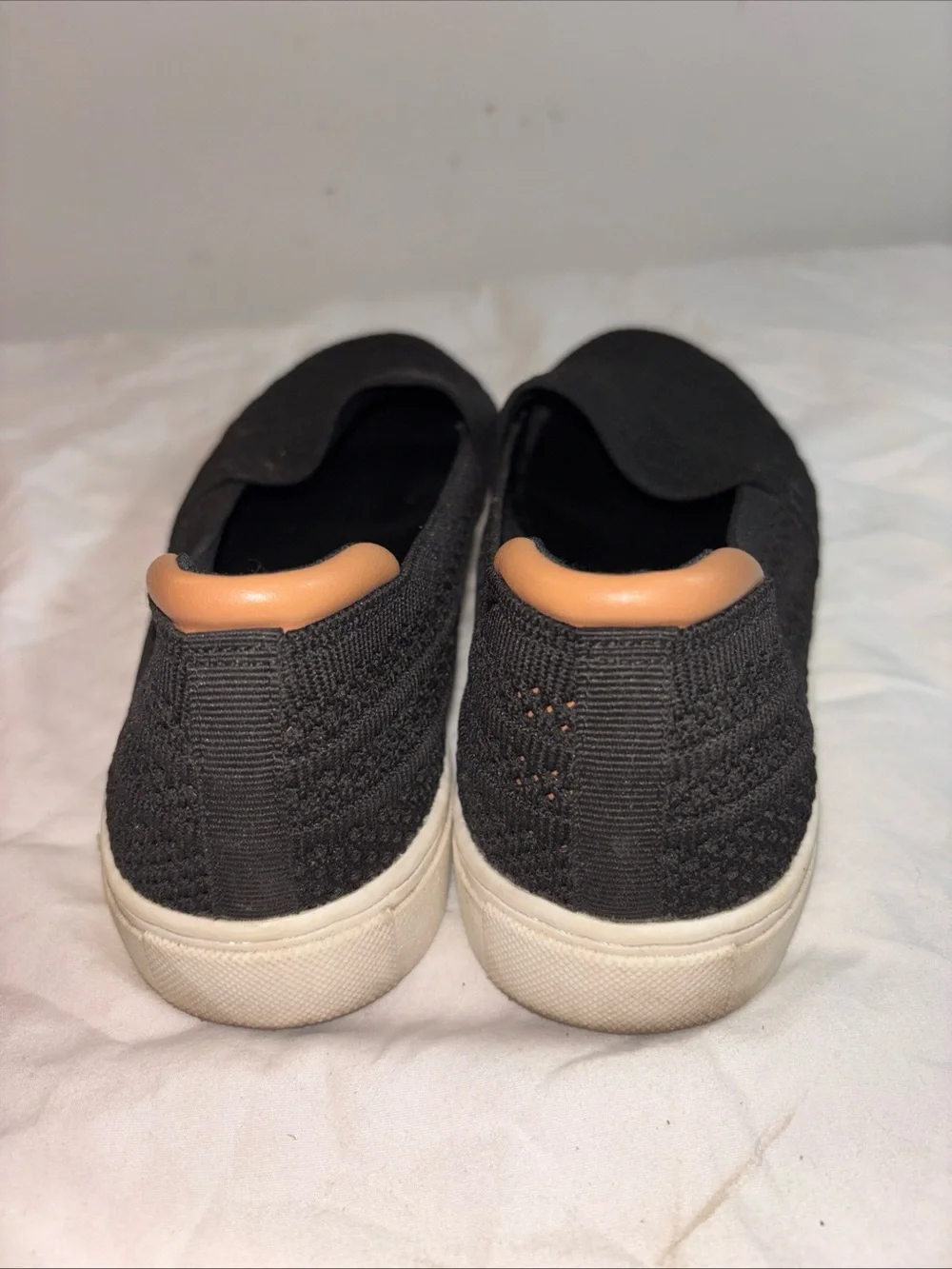 Kelly & Katie Men's Black Slip-On Knit Sneakers. 7/19